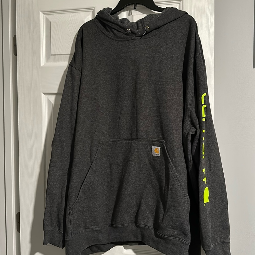 Carhart Hoodie men's big and tall size 4XL gray